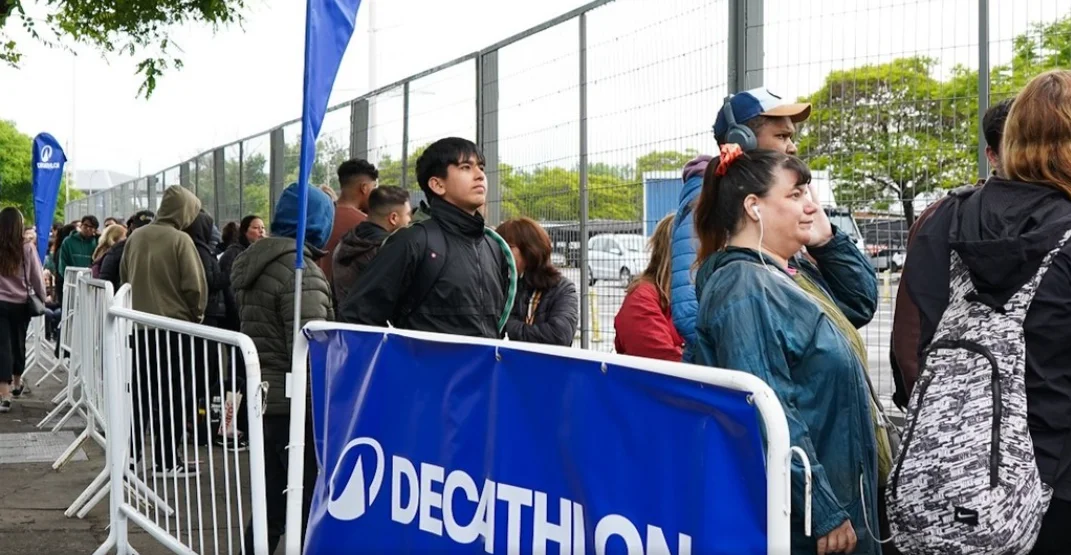 Decathlon broke records at its opening in Argentina and led global sales on its debut